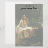 Papeterie Madame de Shalott sur le bateau par le château (Devant / Derrière)