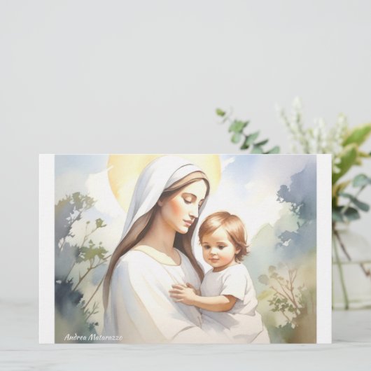 Papeterie Madonna avec l'enfant Jésus (Debout devant)