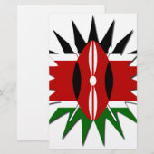 Papeterie Magical Kenya : Célébrons la Journée mondiale du t (Devant / Derrière)