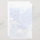 Papeterie maison : aspiration d'aquarelle (Devant / Derrière)