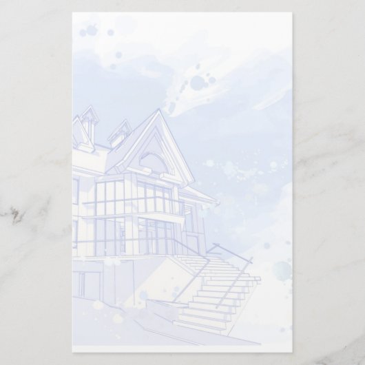 Papeterie maison : aspiration d'aquarelle (Devant)