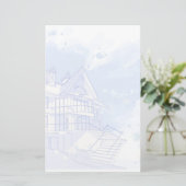 Papeterie maison : aspiration d'aquarelle (Debout devant)