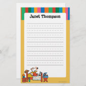 Papeterie Maisy adorable dans des de façon générale rouges (Devant / Derrière)