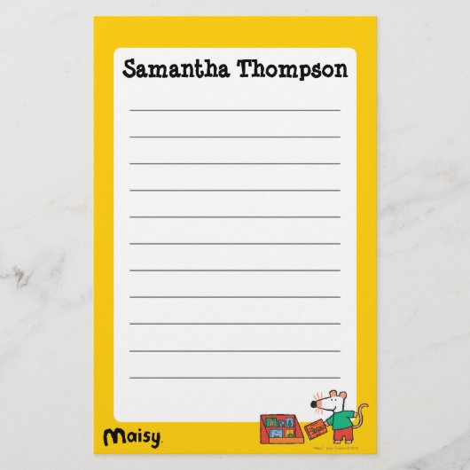 Papeterie Maisy avec livres de bibliothèque (Devant)