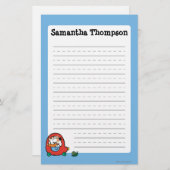 Papeterie Maisy conduit une voiture rouge mignonne (Devant / Derrière)