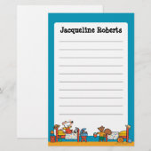 Papeterie Maisy et Cyrille vont sur la scène de vacances (Devant / Derrière)