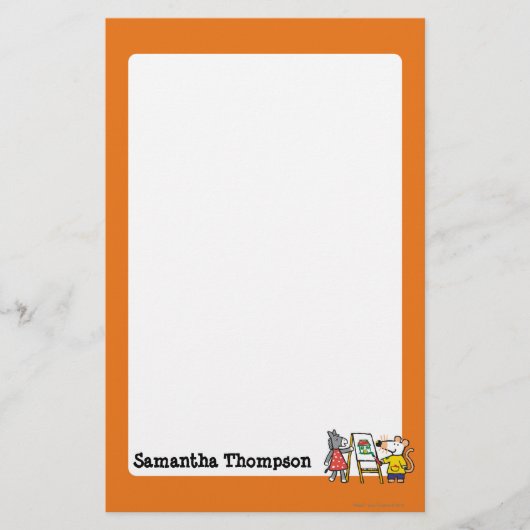 Papeterie Maisy et Dotty Paint à l'école maternelle (Devant)