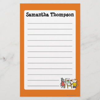 Papeterie Maisy et peinture pointillée à l'école maternelle