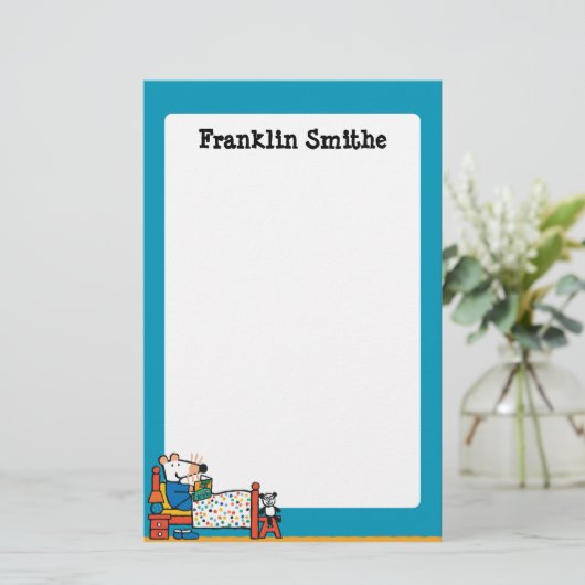 Papeterie Maisy Ready for Bed Blue Pajamas (Debout devant)