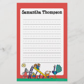 Papeterie Maisy sur le terrain de jeu avec des amis (Devant)