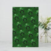 Papeterie malachite vert texture (Debout devant)