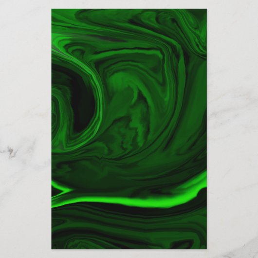 Papeterie malachite vert texture (Devant)