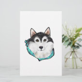Papeterie Malamute d'Alaska (Debout devant)