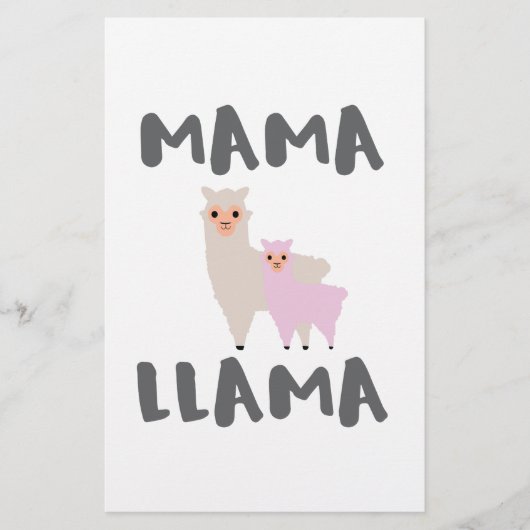 Papeterie Mama Llama Maman (Devant)