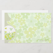 Papeterie Maman doit être | Baby Neutral Merci note Papeteri (Devant / Derrière)