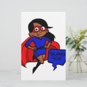 Papeterie maman noire (Debout devant)