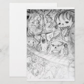 Papeterie manga manga anime (Devant / Derrière)