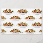 Papeterie Mangez plus de plantes frais motivation salade let (Dos)