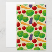Papeterie Mangez vos légumes (Devant / Derrière)