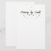 Papeterie Manquant mon cadet stationnaire (Devant / Derrière)