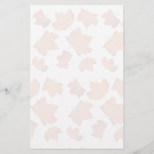Papeterie Maple Leaves Lined Writing Paper  (Dos)