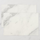 Papeterie Marbre Blanc (Devant / Derrière)