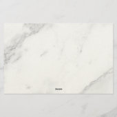 Papeterie Marbre Blanc (Dos)