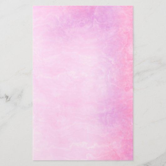 Papeterie Marbre rose Élégant Peint À La Main (Devant)