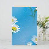 Papeterie marguerite bleue (Debout devant)