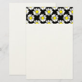 Papeterie Marguerites - papier (Devant / Derrière)
