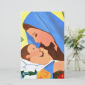 Papeterie Maria et bébé Jésus (Debout devant)