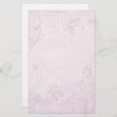 Papeterie Mariage élégant rose doux et vieux (Devant / Derrière)