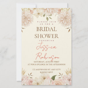 Papeterie Mariage Fleurs Rose Tendresse