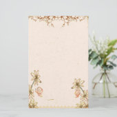 Papeterie Mariage Fleurs vintages (Debout devant)
