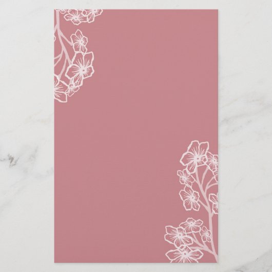 Papeterie Mariage floral moderne (Devant)