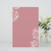 Papeterie Mariage floral moderne (Debout devant)