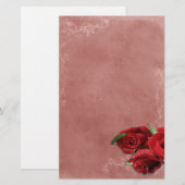Papeterie Mariage Rose vintage (Devant / Derrière)