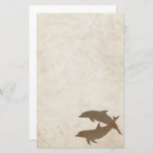 Papeterie Mariage Rustique Dolphins Beach (Devant / Derrière)