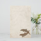 Papeterie Mariage Rustique Dolphins Beach (Debout devant)