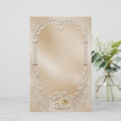 Papeterie Mariage satiné (Debout devant)