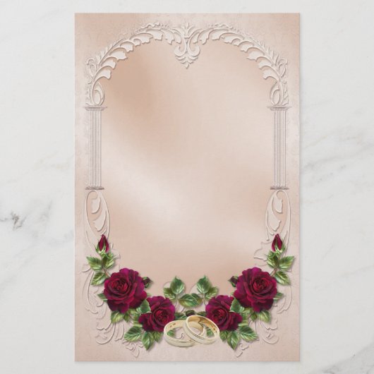 Papeterie Mariage satiné 2 (Devant)