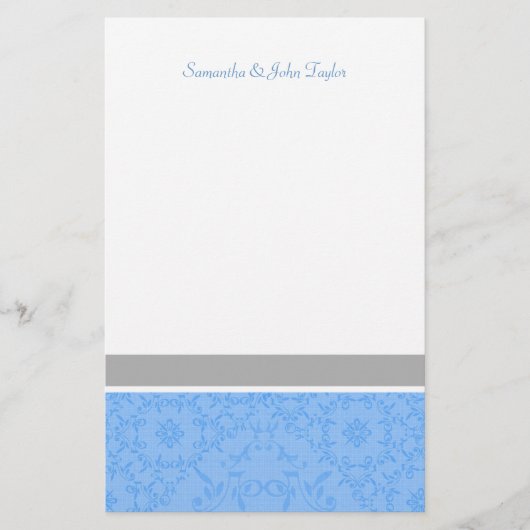 Papeterie Mariage stationnaire personnalisé Notes de remerci (Devant)