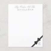 Papeterie mariage sur ordre de la feuille Bridesma (Devant)