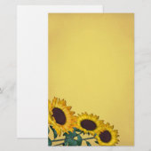 Papeterie Mariage tournesol (Devant / Derrière)
