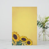 Papeterie Mariage tournesol (Debout devant)