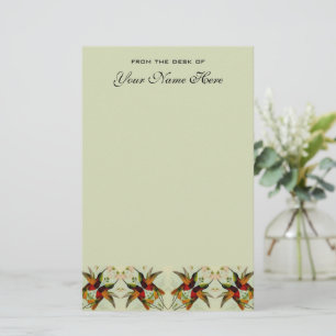 Papeterie Mariage Vintage, Colibris et Fleurs