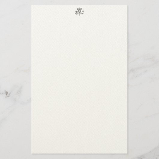 Papeterie Marie Antoinette - Royal Monogram - Shabby chic (Devant)