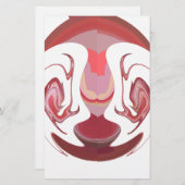 Papeterie Maroon Majesty : Rustic Radiance Texté Africain (Devant / Derrière)