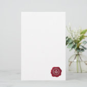 Papeterie Masonic sceau de cire (Debout devant)