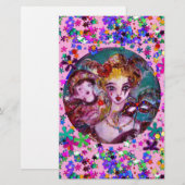 Papeterie MASQUERADE VÉNITIENNE DE VALENTINE MASQUÉS Pink Co (Devant / Derrière)